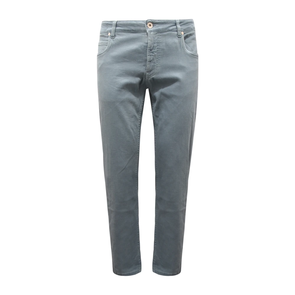 Eleventy Mannelijk Blauw Platinum Denim Broek Made In Italy