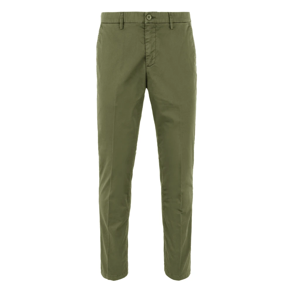 Bomboogie Men's Green Slim Fit Chino Trousers - Chinos - W31 - Trousers