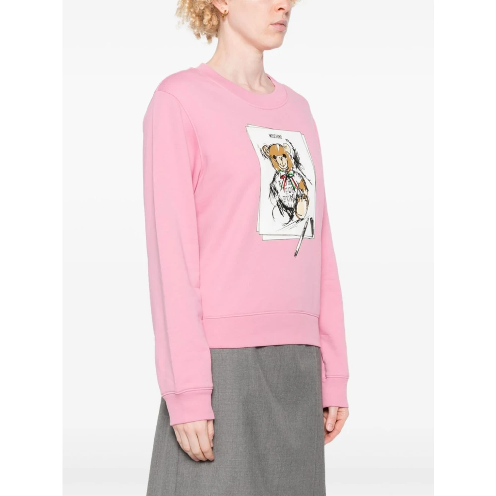 Moschino Casual Sweatshirt 181C Pink Dames