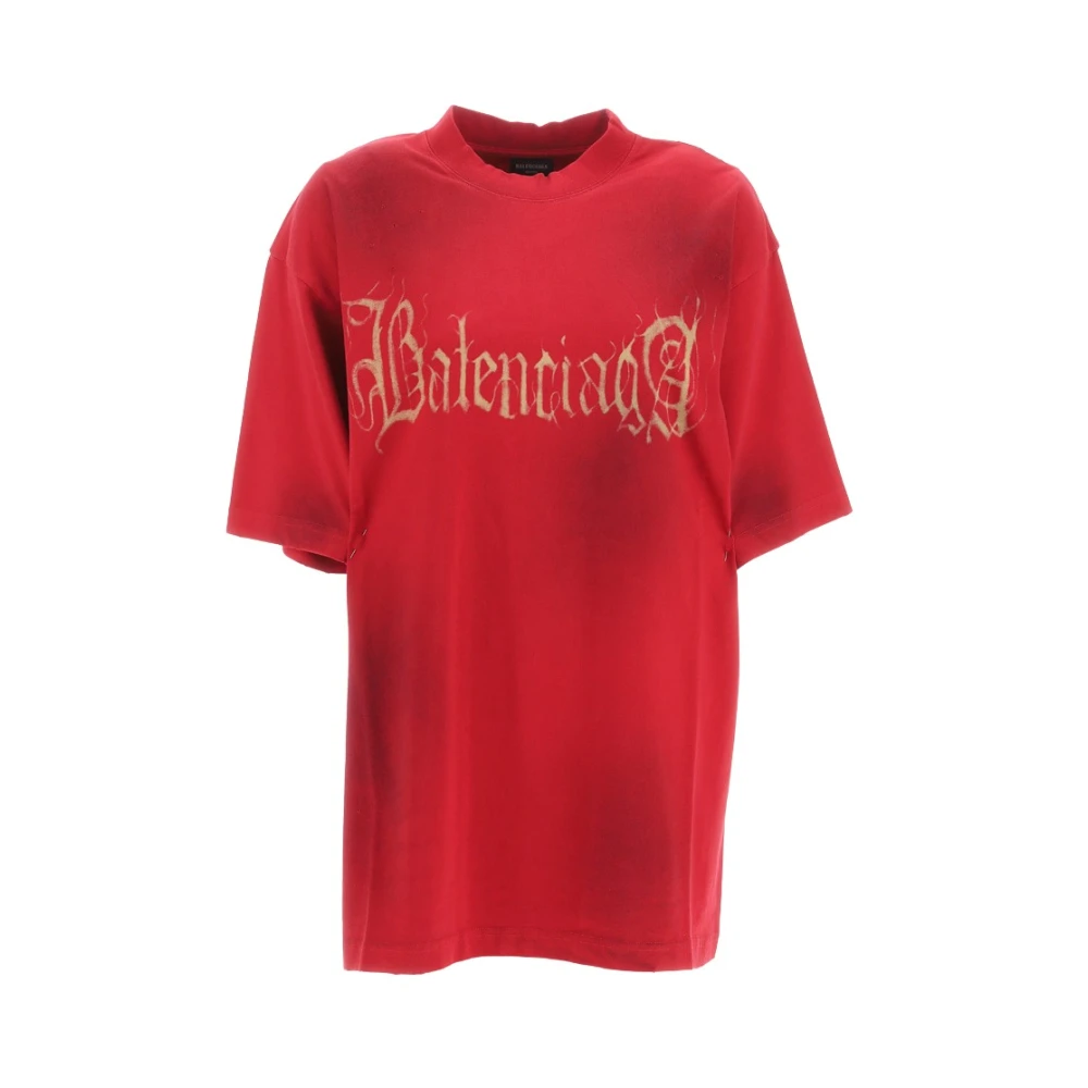 Balenciaga Klassiek T-shirt Red Heren