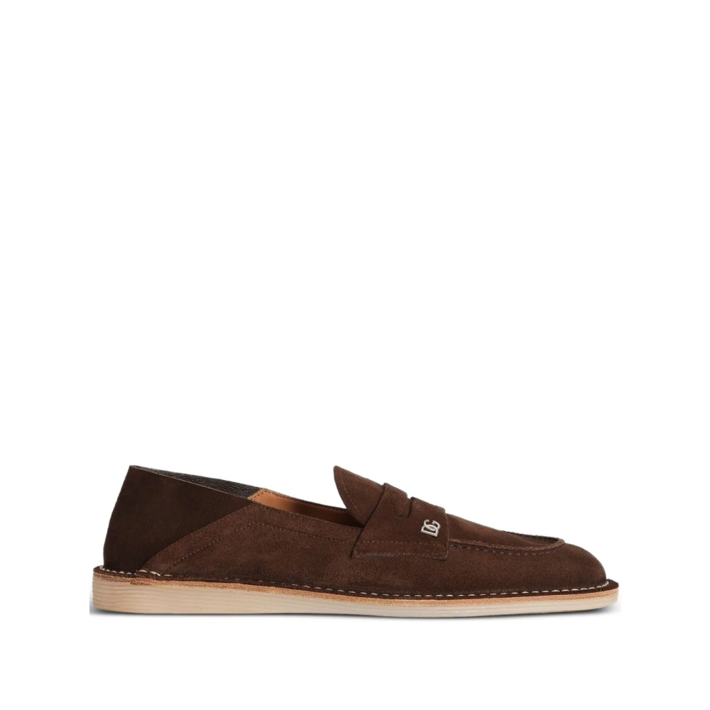 Dolce & Gabbana Men's Brown Sandals - Loafers - 6 Uk - Shoes