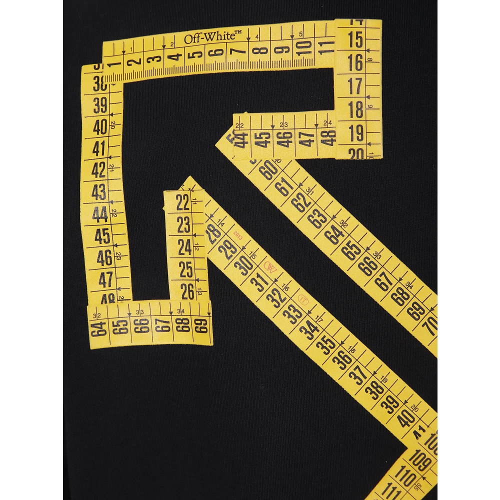 Off White Pijl Skate T-shirt Black Heren