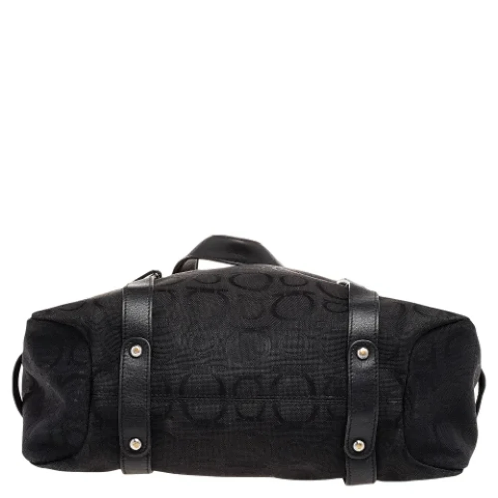 Salvatore Ferragamo Pre-owned Canvas totes Black Dames