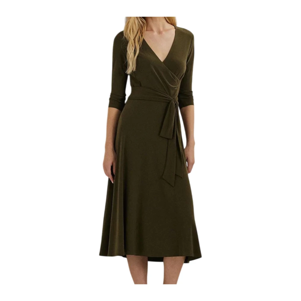 Ralph Lauren Midi Jurk Green Dames