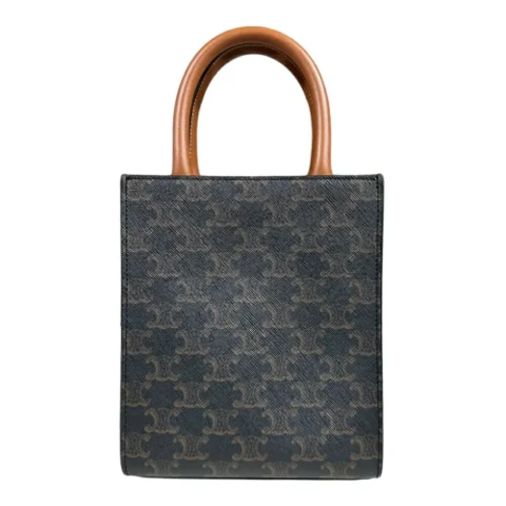 Celine Vintage Pre-owned Coated canvas celine-bags Brown Dames