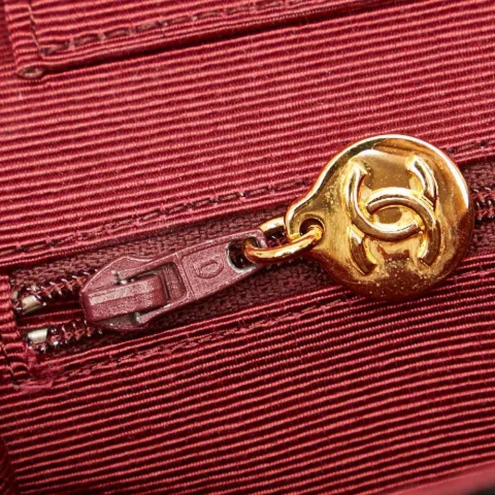 Chanel Vintage Pre-owned Leather crossbody-bags Black Dames