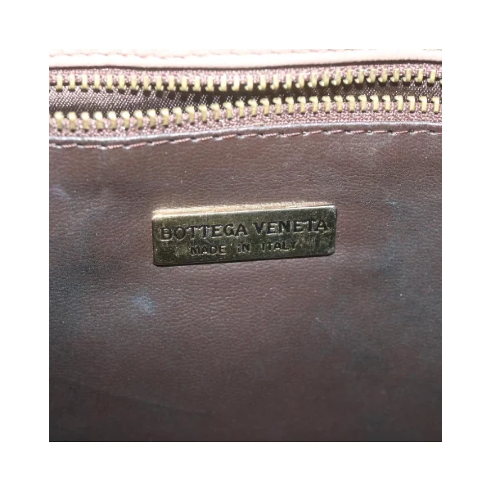 Bottega Veneta Vintage Pre-owned Leather shoulder-bags Beige Dames