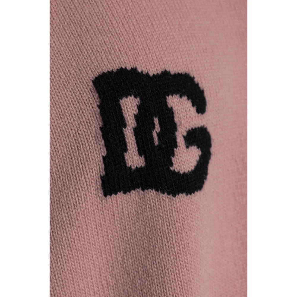 Dolce & Gabbana Monogram trui Pink Dames