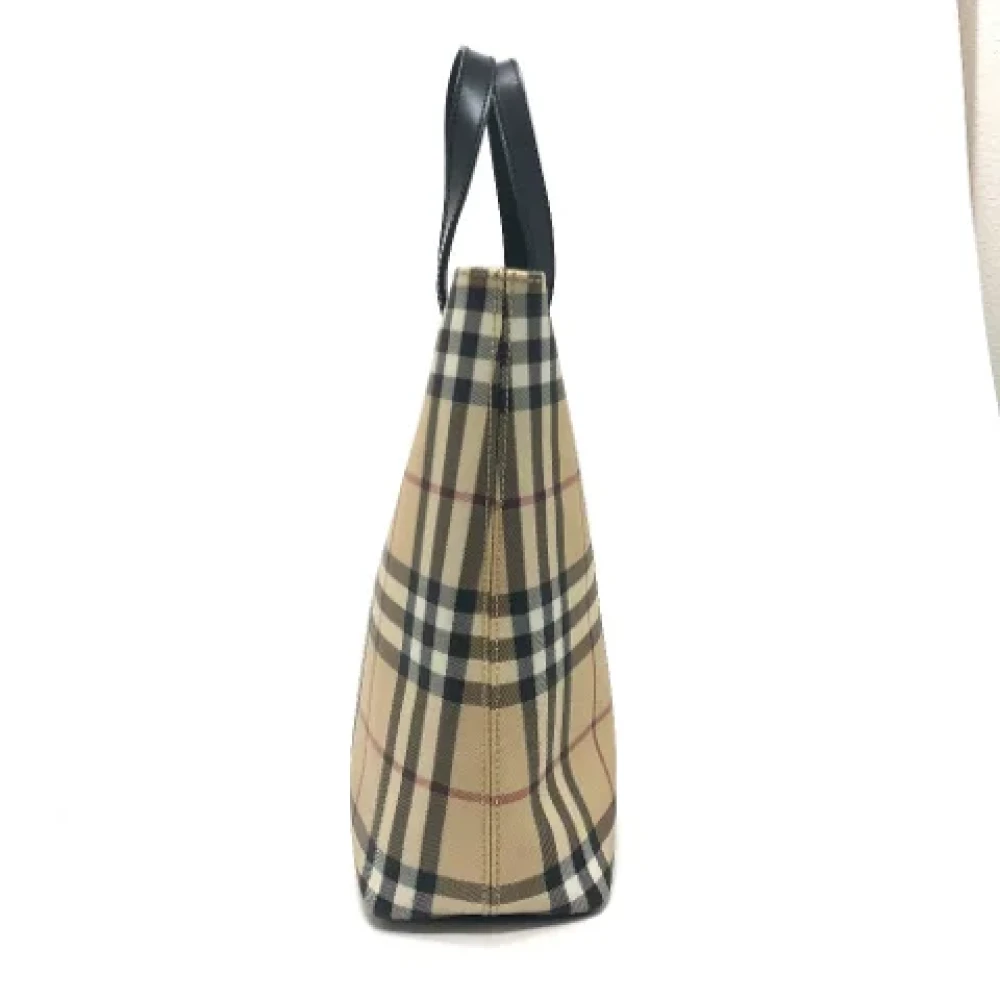 Burberry Vintage Pre-owned Fabric shoulder-bags Beige Dames