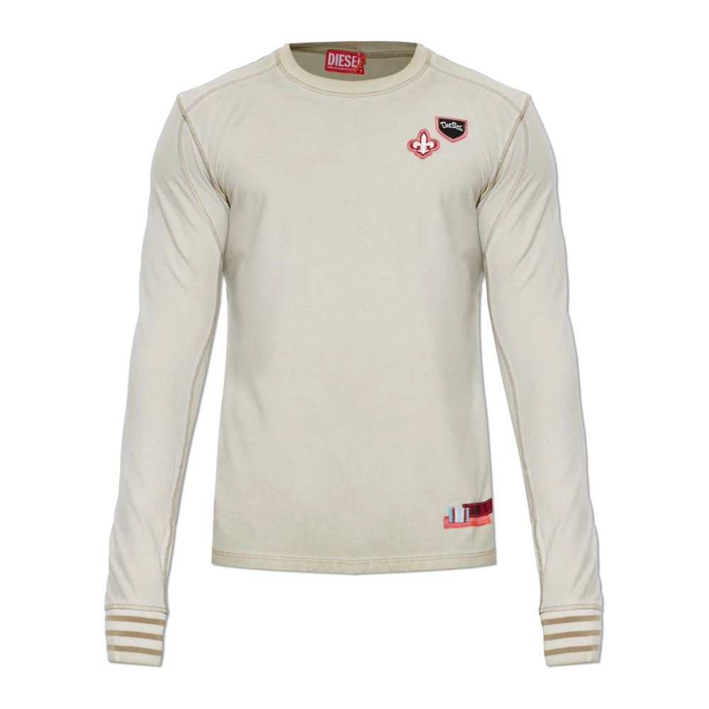 Diesel - Camiseta De Manga Larga T-Bowie - Tops - Hombre - Verde - 2XL