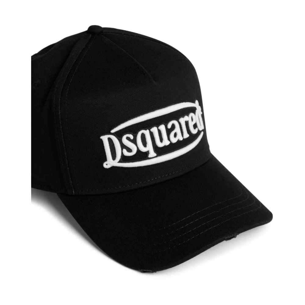 Dsquared2 Zwarte hoeden en petten voor heren Black Heren