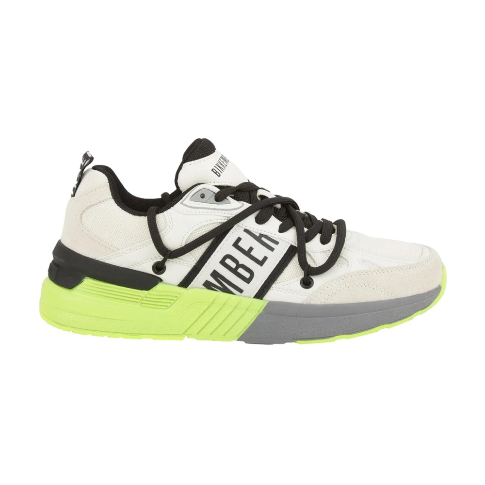 Bikkembergs Men's White Sneakers, 7 Uk, Ivory Shoes For Wo