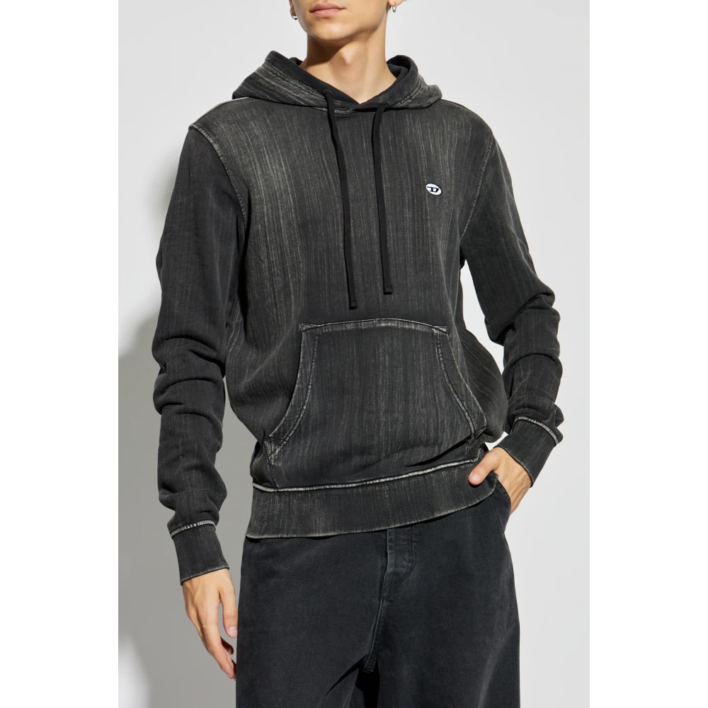 Diesel Sweatshirt S-Ginn-Hood-K43 Gray Heren