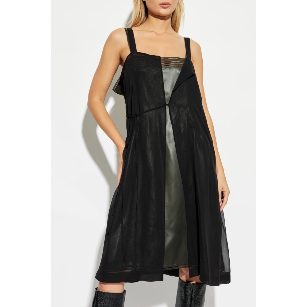 Maison Margiela Jurk met strikken Black Dames