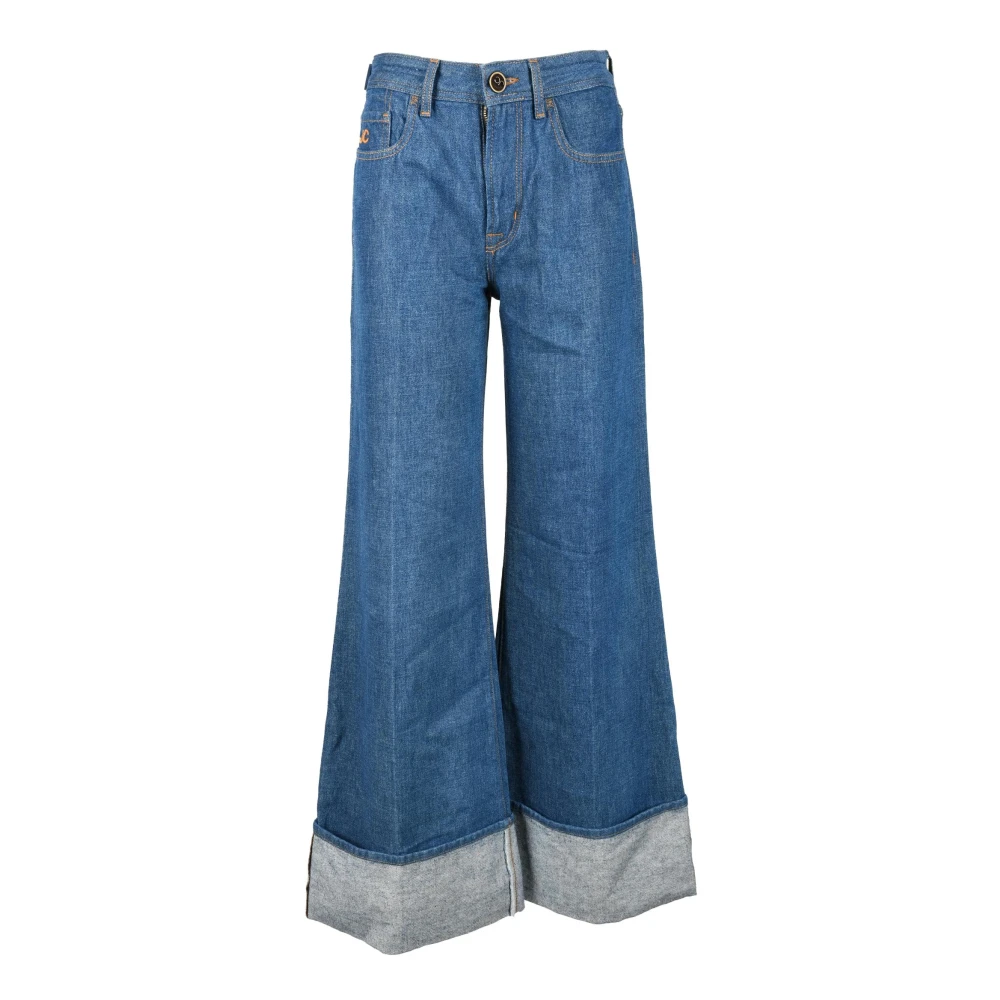 Jacob Cohën Katoenen Jeans Blue Dames