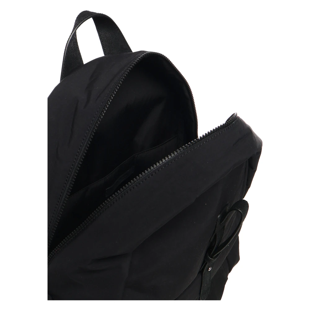 JW Anderson Zwarte rugzak met suède afwerking Black Heren