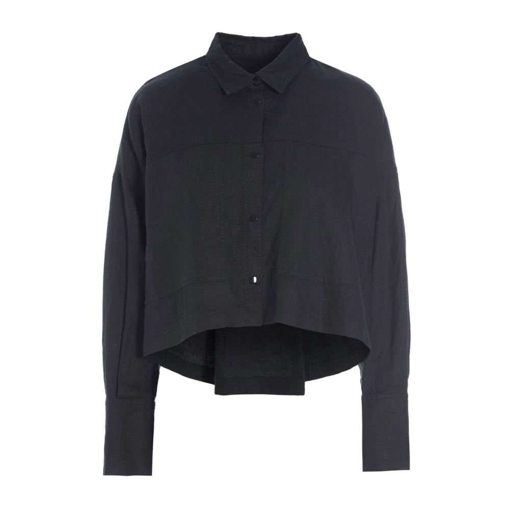 Bitte Kai Rand Casual Zwart Linnen Kort Jack Blue Dames