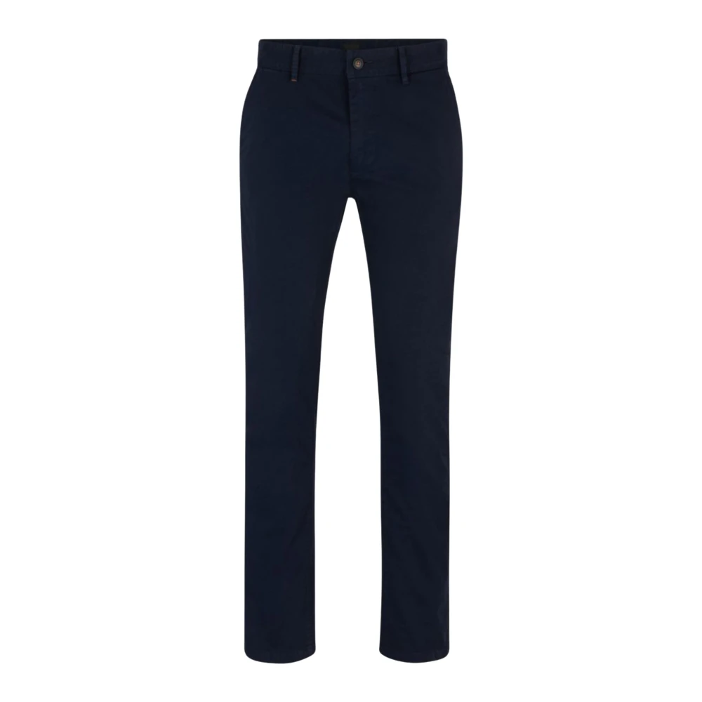 Hugo Boss Slim Chino Broek voor Mannen Blue Heren