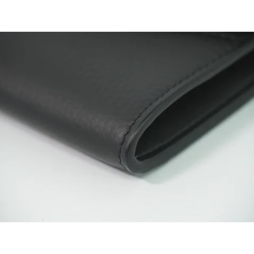 Maison Margiela Pre-owned Leather wallets Black Unisex