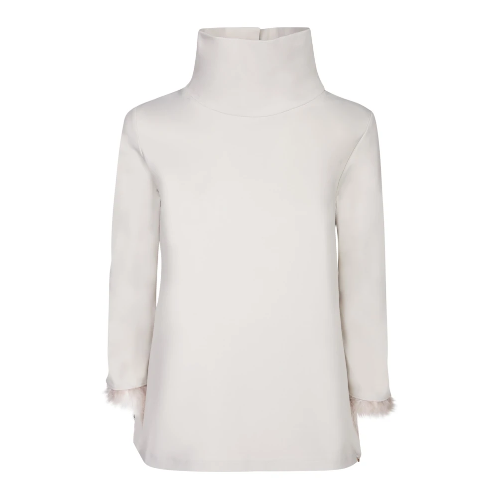 Herno Grijze trui met turtleneck Gray Dames