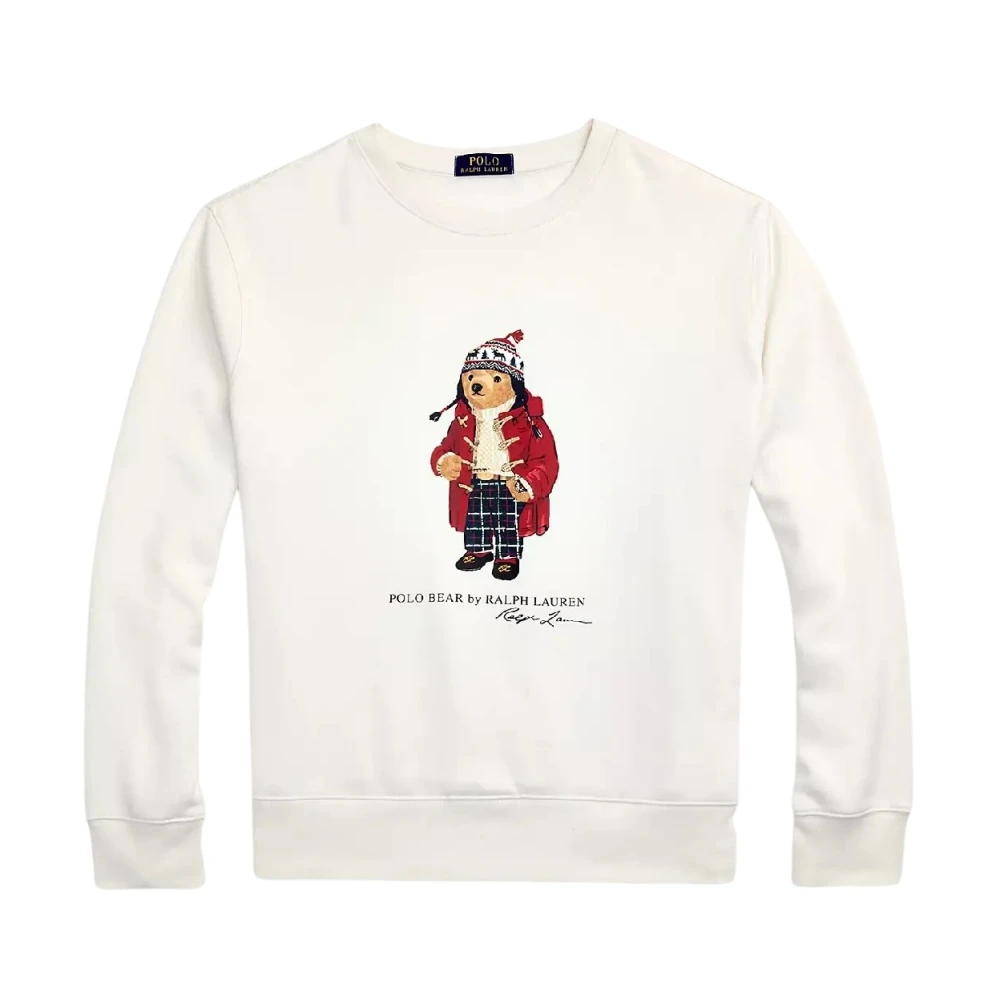 Ralph Lauren Hooded Sweatshirt White Heren