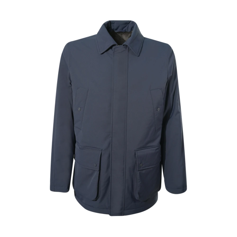 Herno Herr Blå Jackor Xl, Shirt Down Jacket