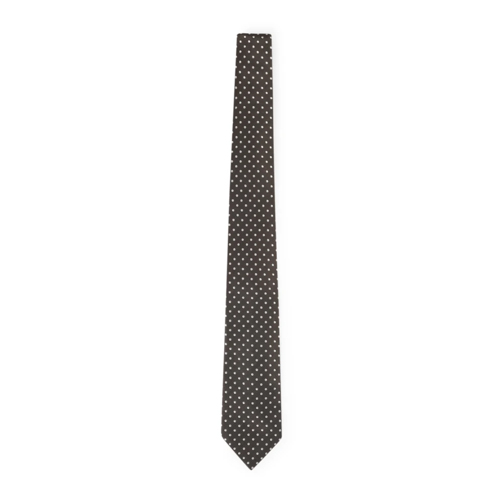 Tom Ford Men's Brown Silk Tie - Ties - One Size - Accessories