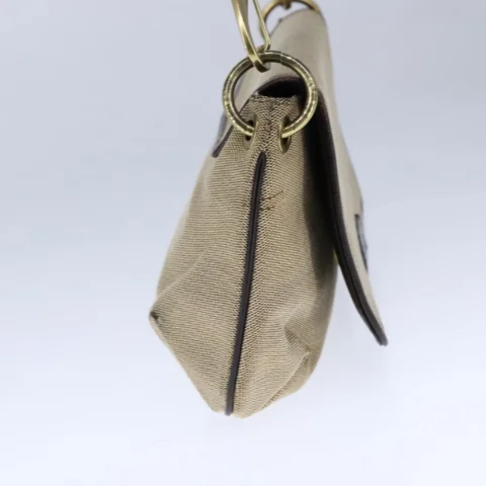 Gucci Vintage Pre-owned Canvas gucci-bags Beige Dames