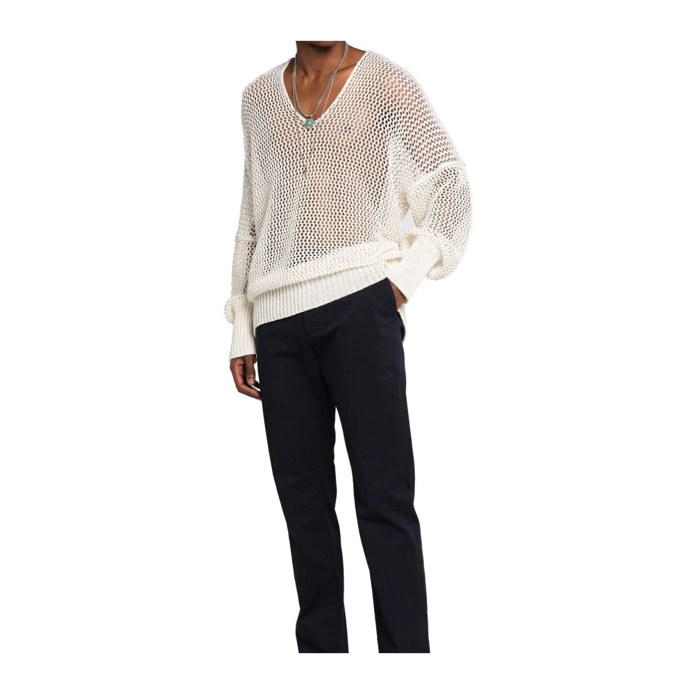 Roberto Cavalli Slim-Fit Chinos met Zakken en Voering Blue Heren