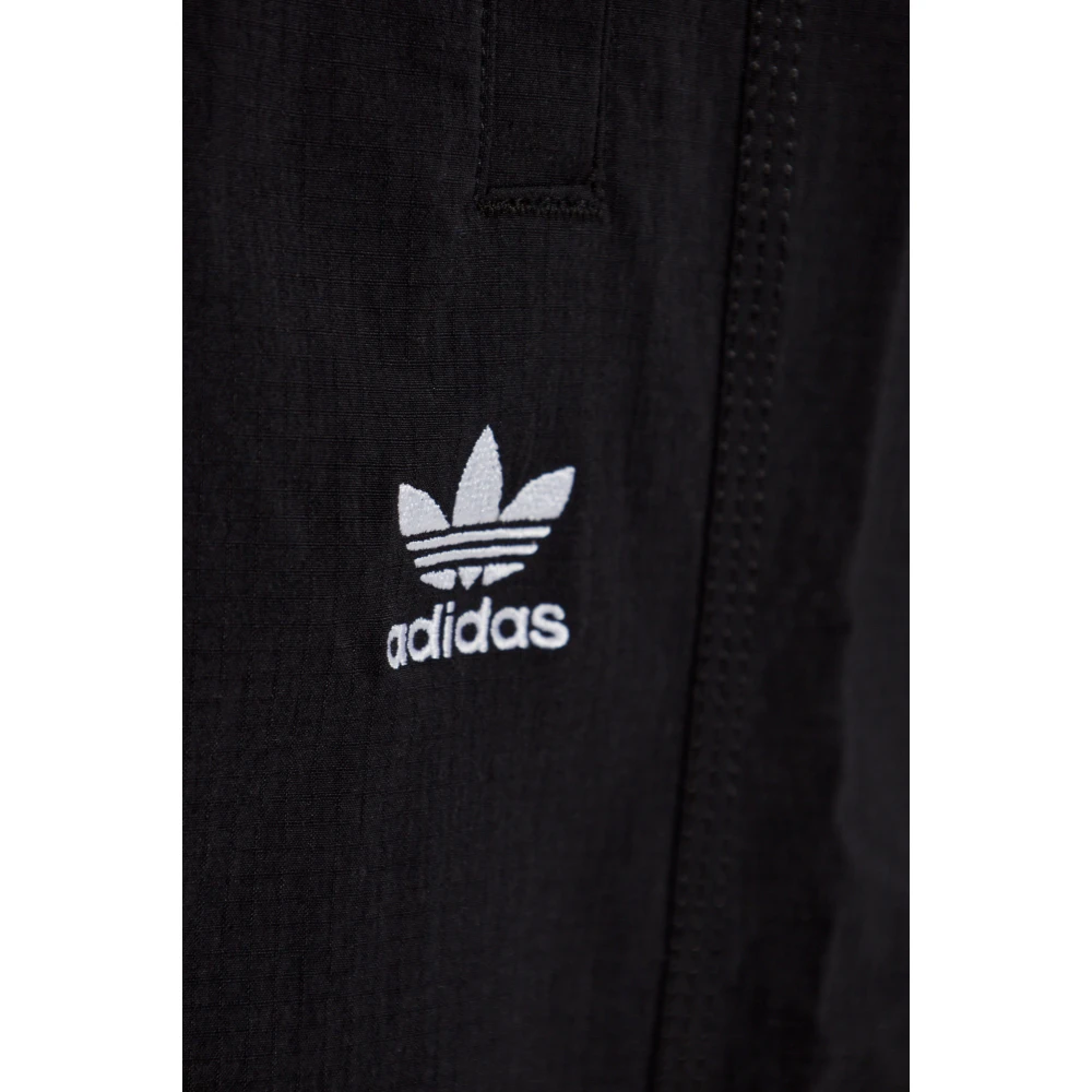 adidas Originals Technische broek met logo Black Dames