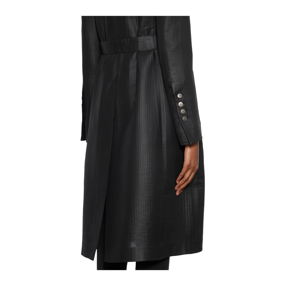 Sapio Dubbelrijige Jas N1 Black Dames