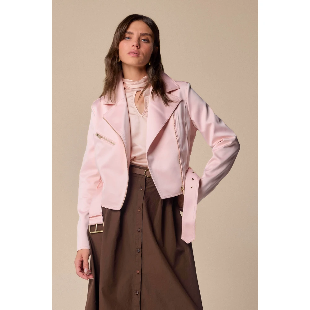 Kocca Stijlvolle lichte jassen voor jou Pink Dames