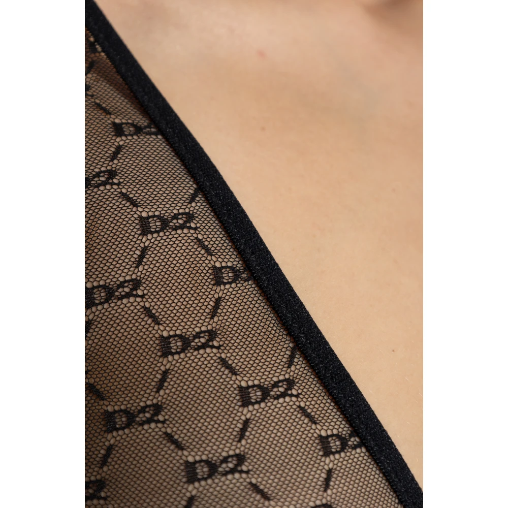 Dsquared2 Beha met logo Black Dames