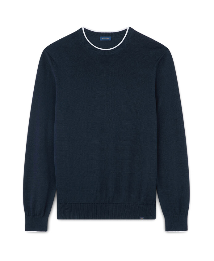 pull-col-rond-en-coton-et-soie