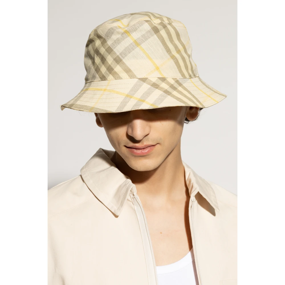 Burberry Linnen hoed Beige Heren
