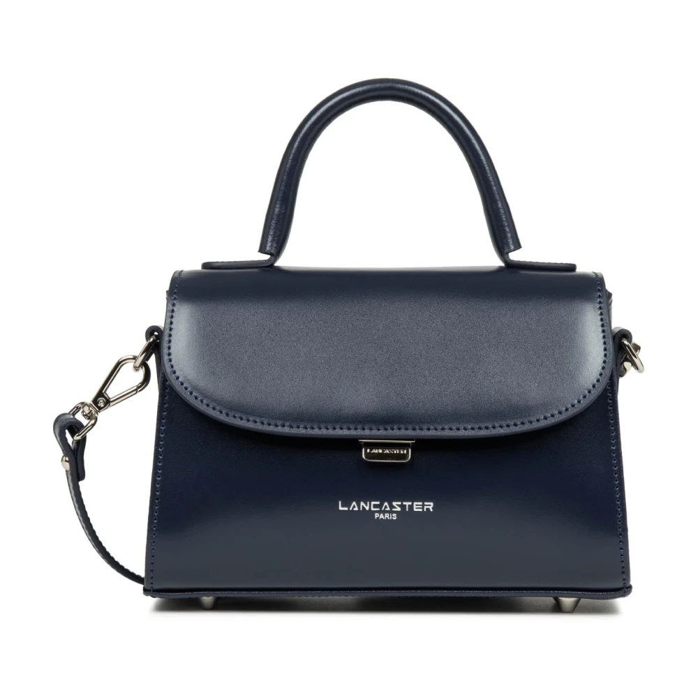 Lancaster Blue Handbags, Female, One Size, Elegant Flap Handbag Dark