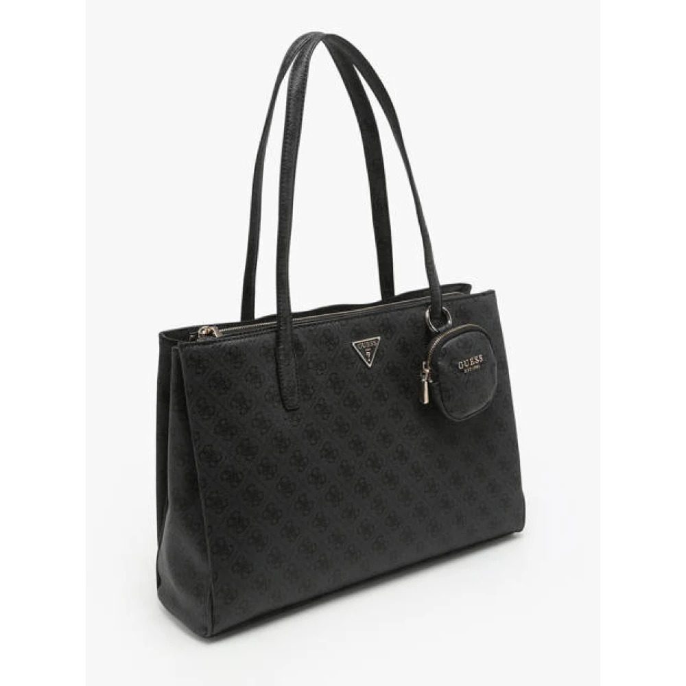 Guess Power Play Tech Tote Tas Black Dames