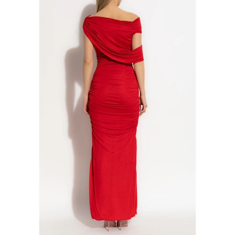 Blumarine Jurk met draperie Red Dames