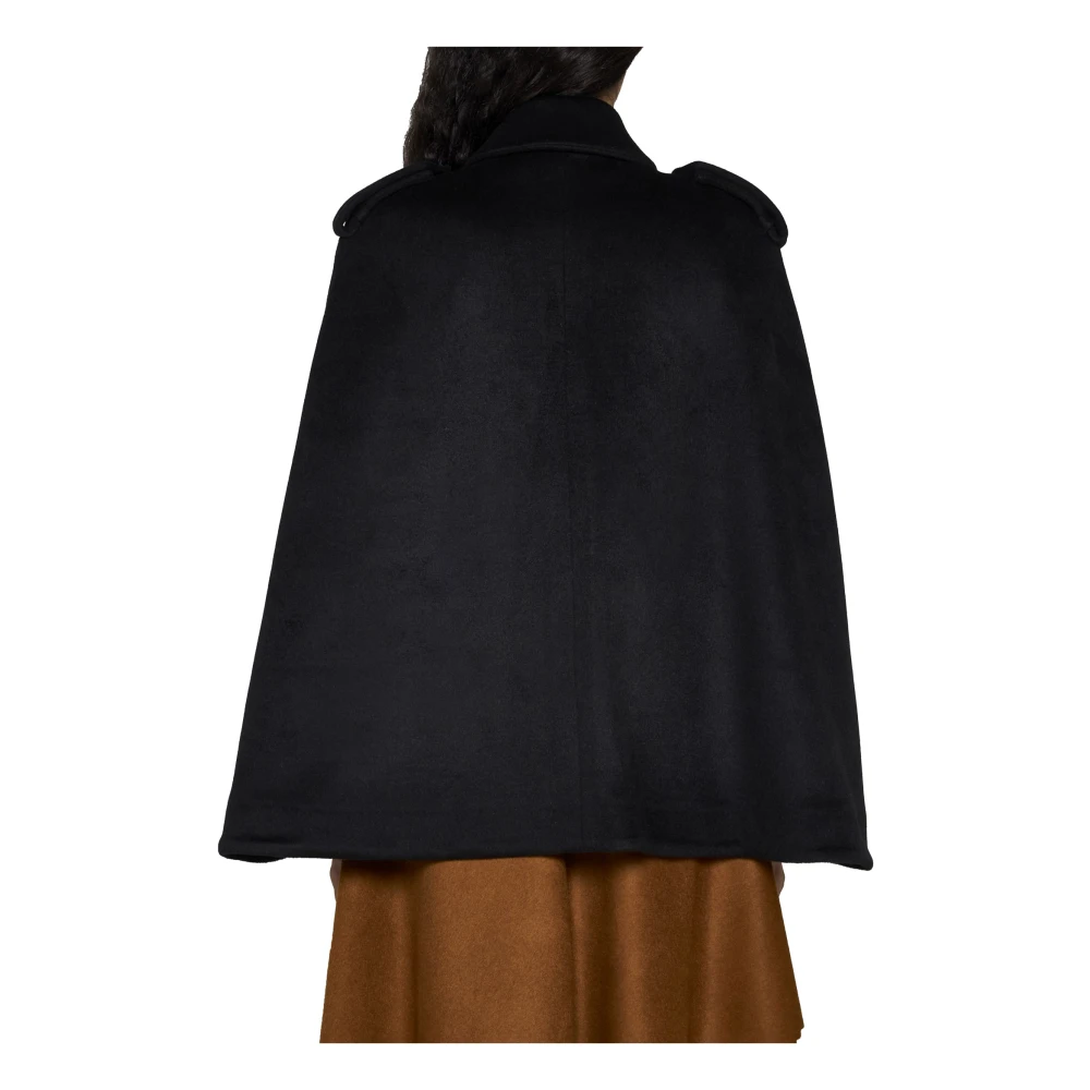 Blanca Vita Zwarte Wollen Capejas Black Dames