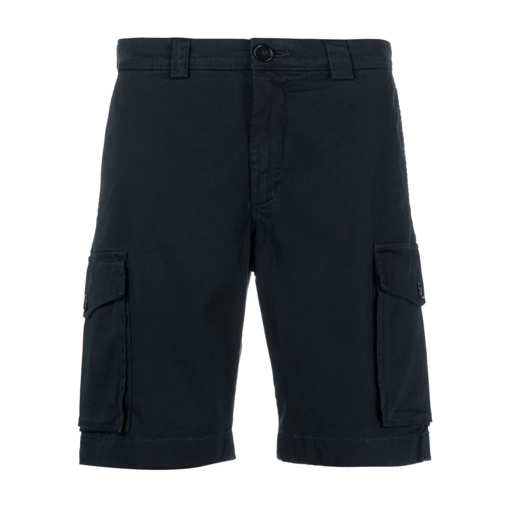 Woolrich Blauwe Cargo Shorts voor Mannen Blue Heren