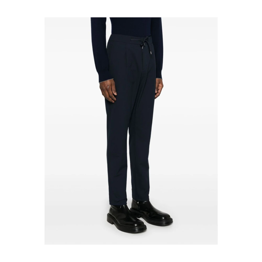 Herno Slim Fit Katoenen Broek Gray Heren