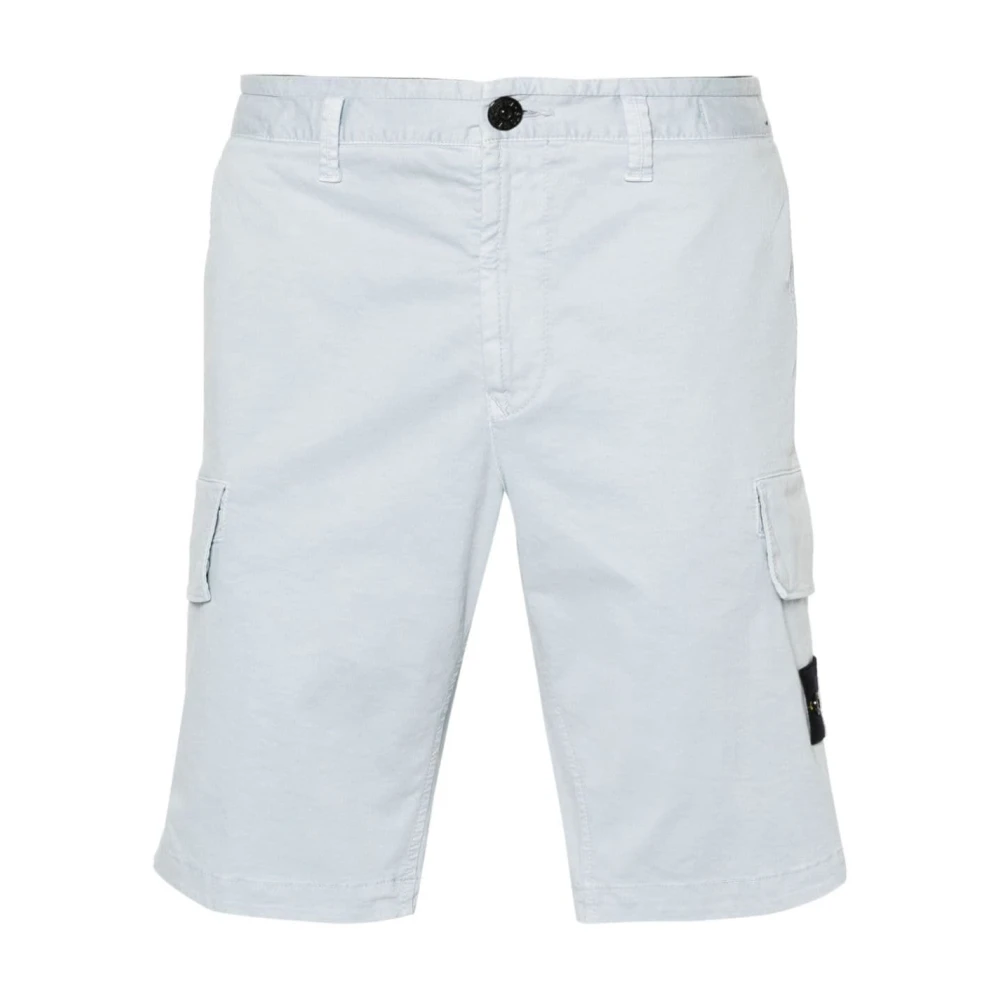Stone Island Stijlvolle Bermuda Shorts voor Mannen White Heren