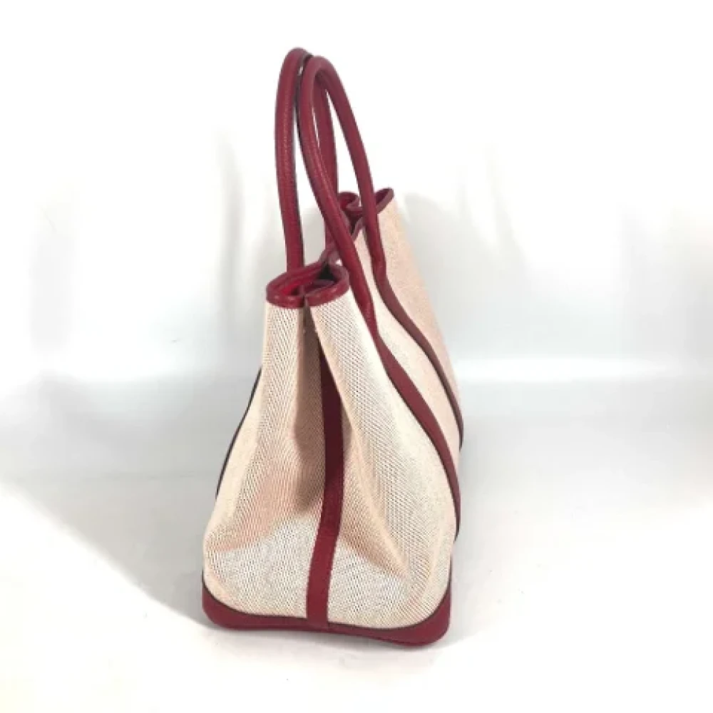 Hermès Vintage Pre-owned Fabric totes Red Dames