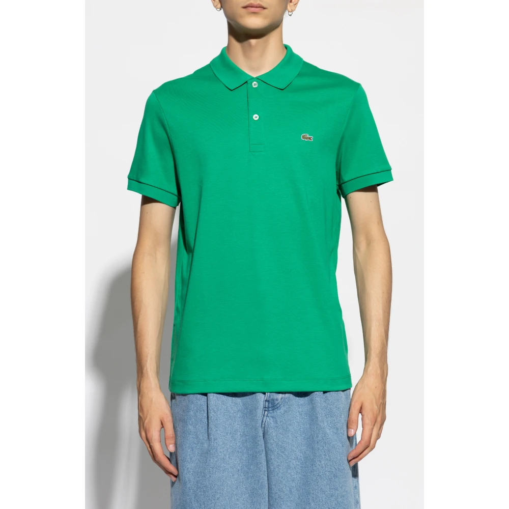 Lacoste Polo met logo Green Heren
