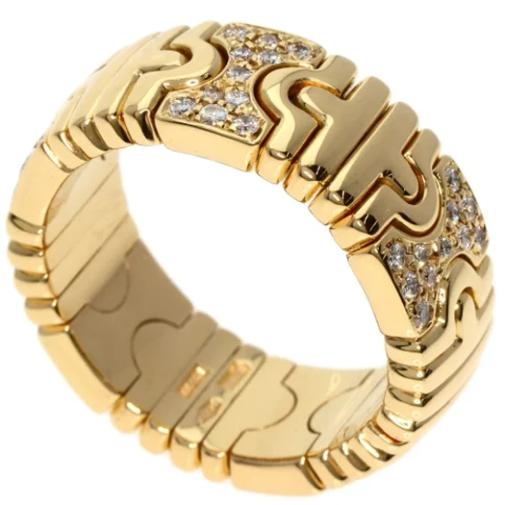 Bvlgari Vintage Pre-owned Guld ringar Yellow, Dam