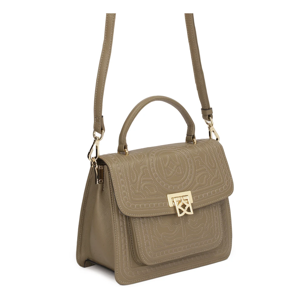 Kazar Leren koffer gemaakt van natuurlijk leer in taupe kleur Beige Dames