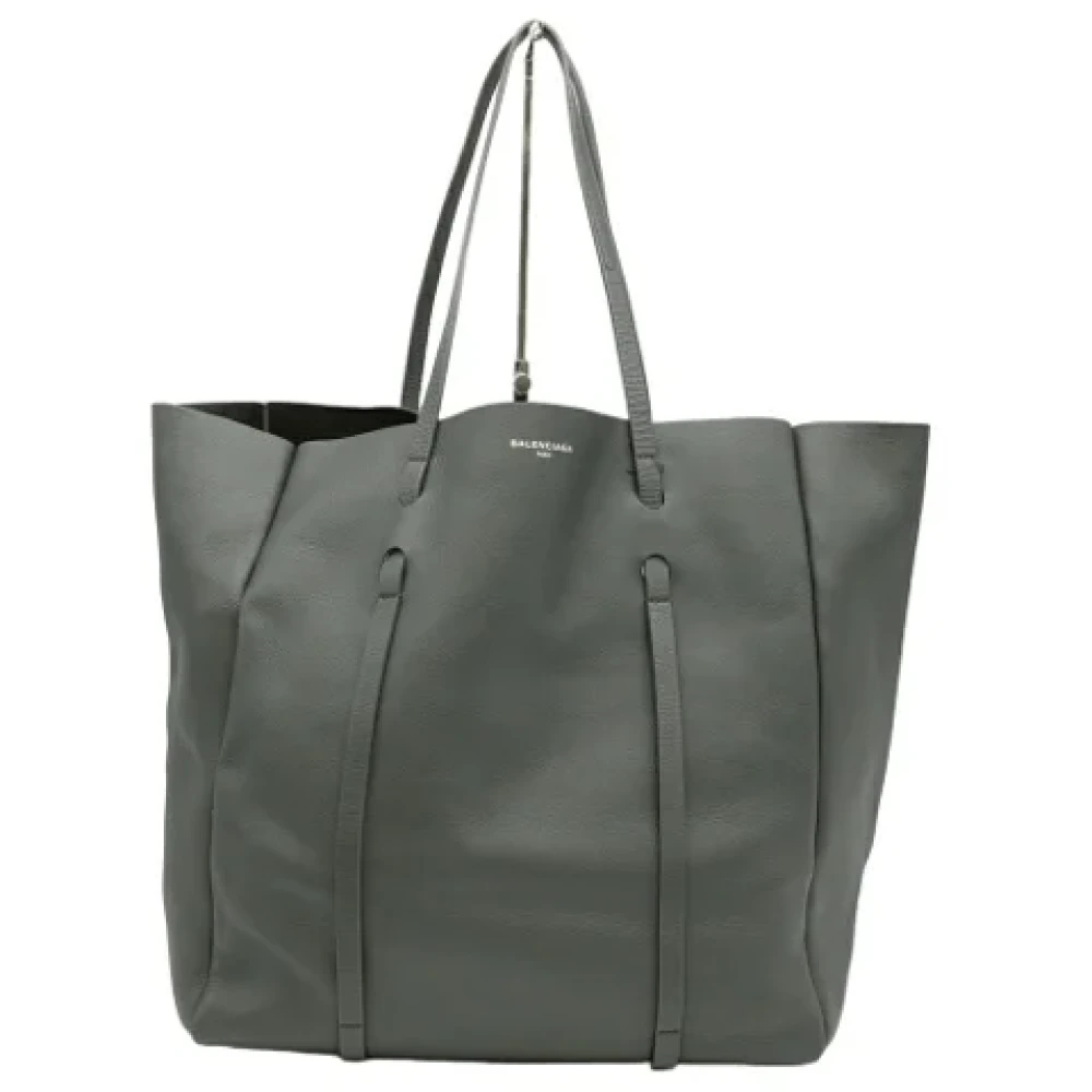 Balenciaga Vintage Pre-owned Leather balenciaga-bags Gray Dames