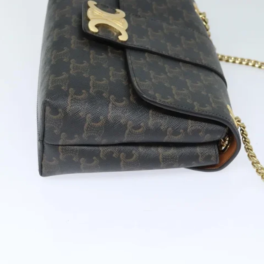 Celine Vintage Pre-owned Leather celine-bags Black Dames