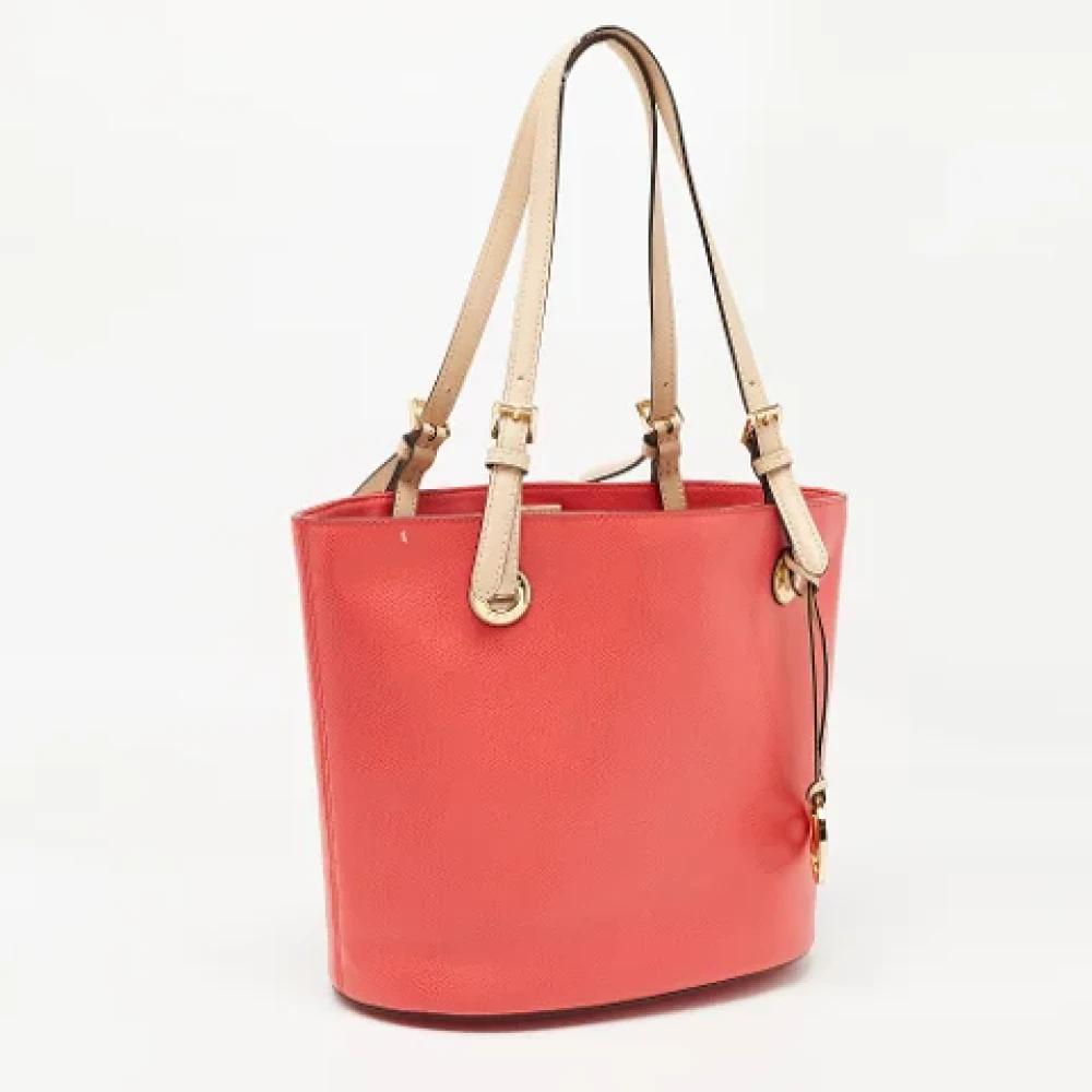 Michael Kors Pre-owned Leather totes Red Dames