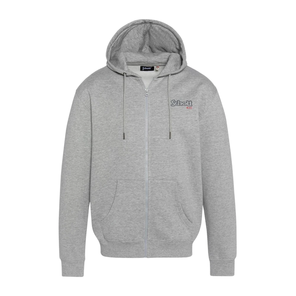 Sweatshirts & Hoodies > Zip-throughs - - Schott NYC - Modalova